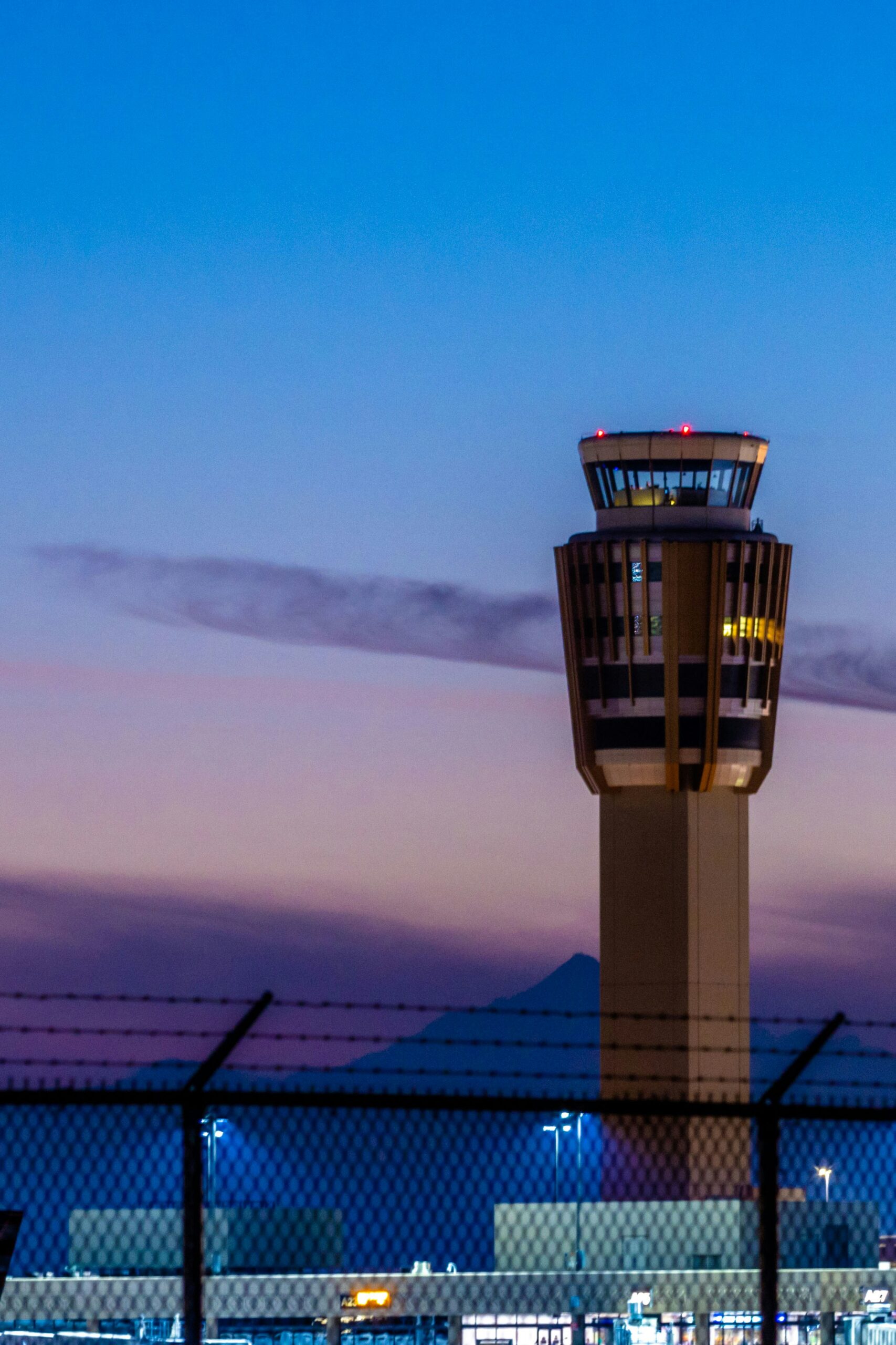 Airport control tower representing ROC-A Radio Certification training at our Drone Flight School in Canada